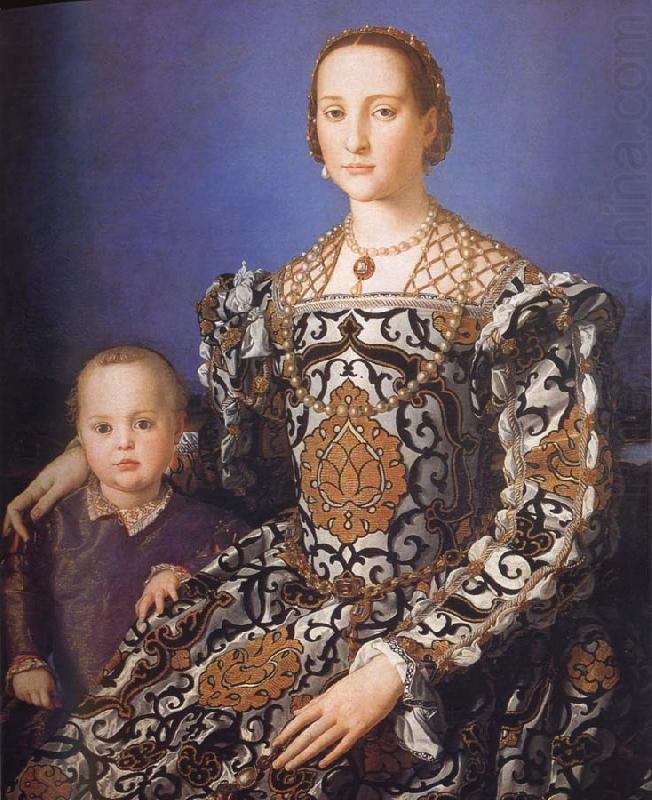 Agnolo Bronzino Portrait of Eleonora da Toledo with her Son Giovanni de-Medici china oil painting image